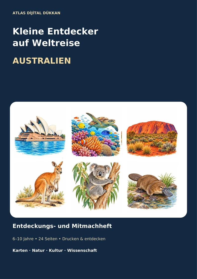 Australia Activity Book · German
