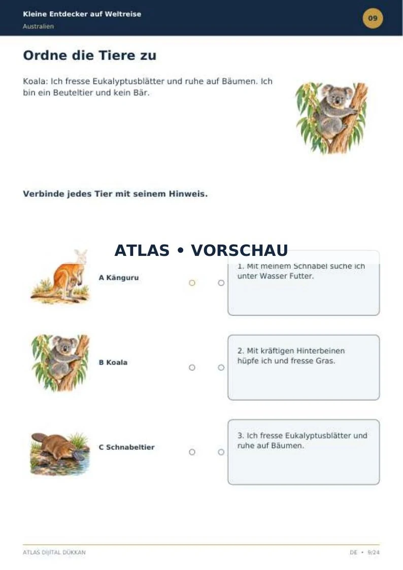 Australia Activity Book · German · limited preview