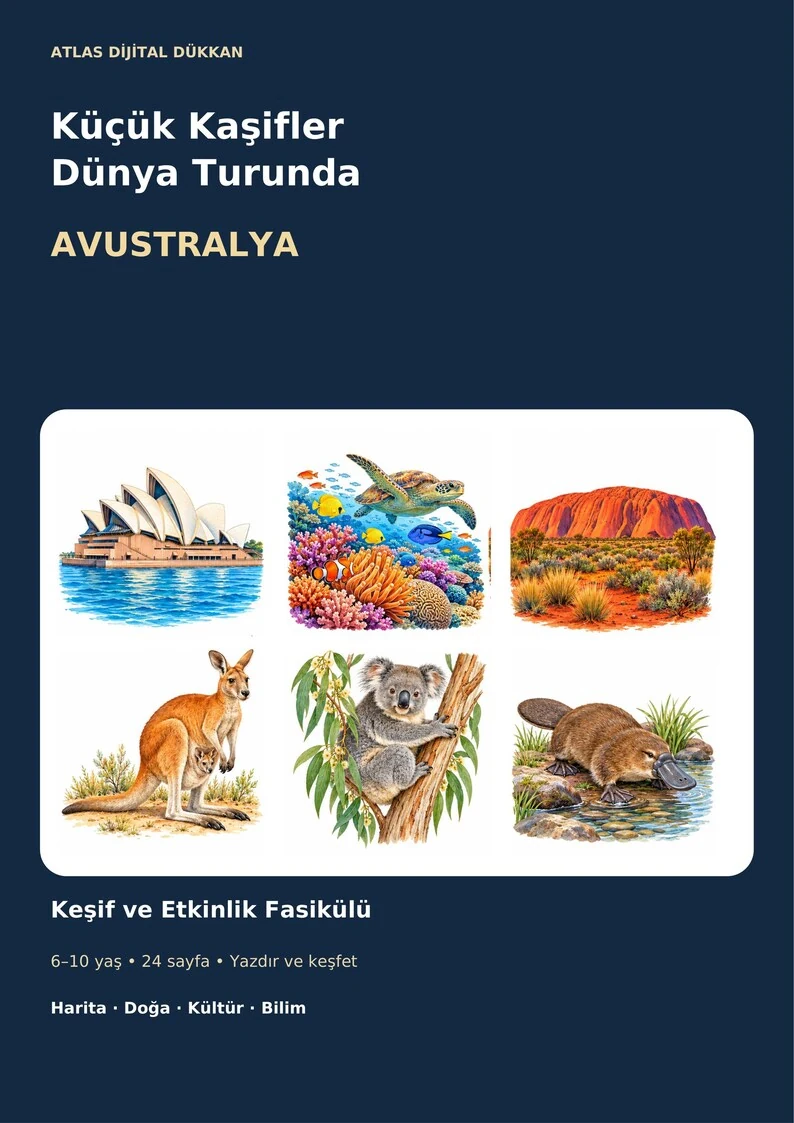 Australia Activity Book · Turkish