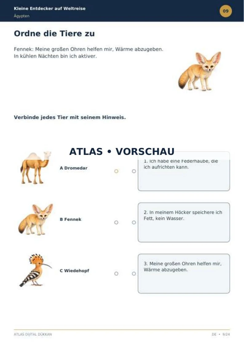 Egypt Activity Book · German · limited preview