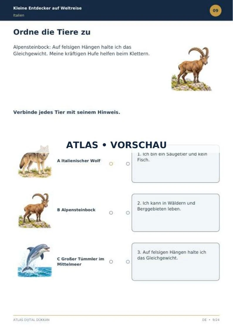Italy Activity Book · German · limited preview