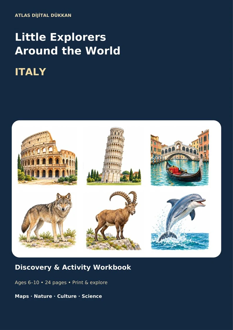 Italy Activity Book · English