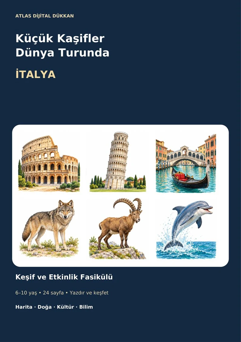 Italy Activity Book · Turkish