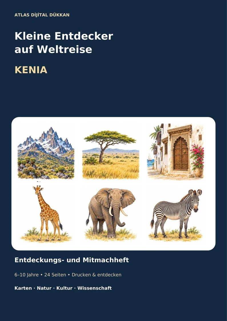 Kenya Activity Book · German