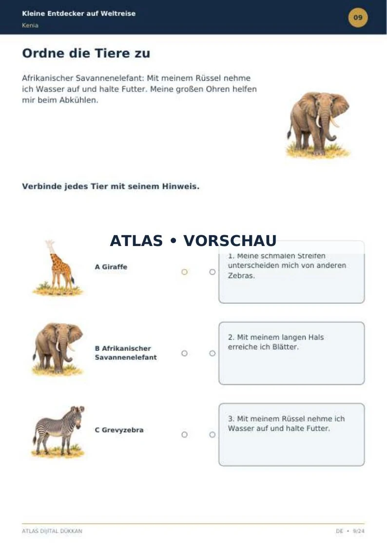 Kenya Activity Book · German · limited preview