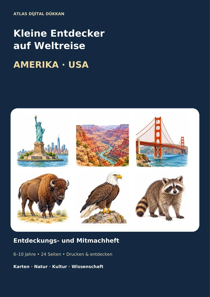 USA Activity Book · German