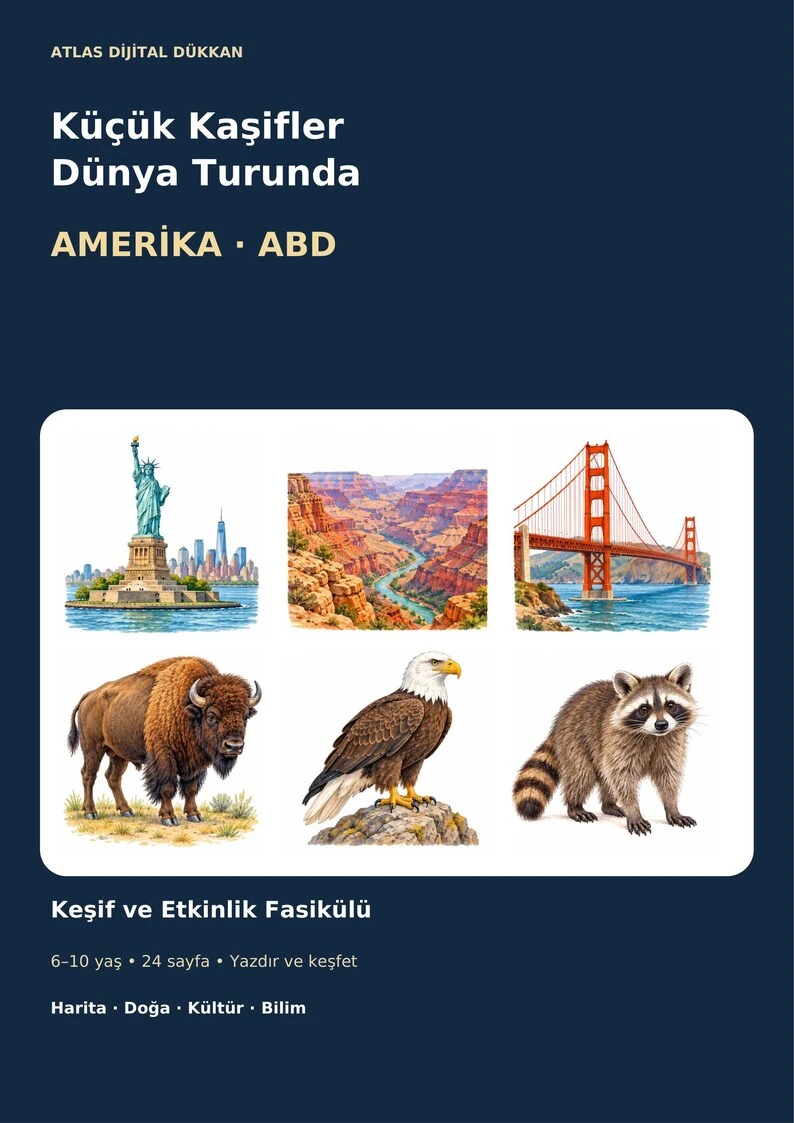 USA Activity Book · Turkish